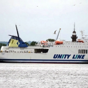 Otwarcie nowej linii promowej z Portu Gdańsk do Karlshamn w Szwecji. Fot. ZMPG/x.com