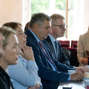 W Sopocie dyskutowano o możliwości utworzenia nowych kierunków kształcenia oraz specjalności związanych z energetyką jądrową oraz sektorem offshore. Fot.: Paweł Marcinko/KFP/UMS.