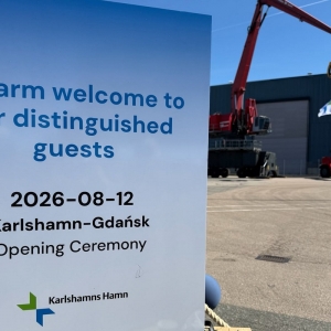 Oficjalne powitanie nowej linii w Gdańsk – Karlshamn. Fot.: POLSCA Baltic Ferries