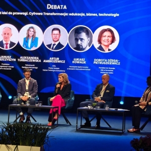Aleksandra Turbaczewska w panelu „Edukacja, nauka i biznes” podczas Baltic Economic Congress organizowanego przez Północną Izbę Gospodarczą w Szczecinie.