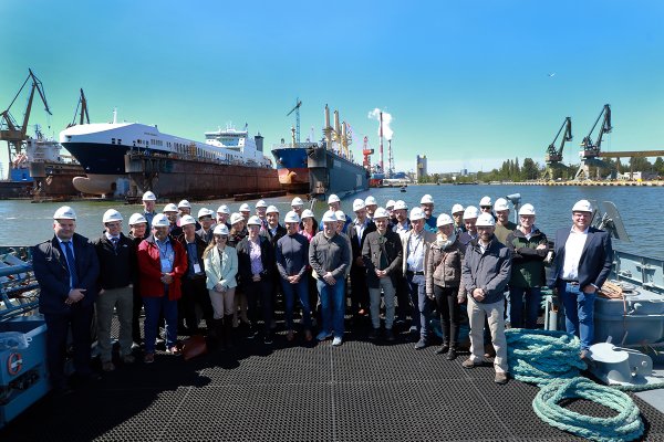 Przedstawiciele Zespołu NATO do Spraw Projektowania Okrętów z wizytą w stoczniach grupy...