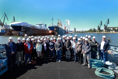 Przedstawiciele Zespołu NATO do Spraw Projektowania Okrętów z wizytą w stoczniach grupy Remontowa Holding