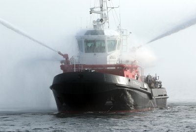 Strażak-28 (B-861-1), statek pożarniczy zbudowany w stoczni Remontowa Shipbuilding SA 