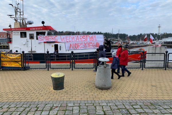 Nie będzie pomocy dla wędkarzy, będą blokady strategicznych portów morskich