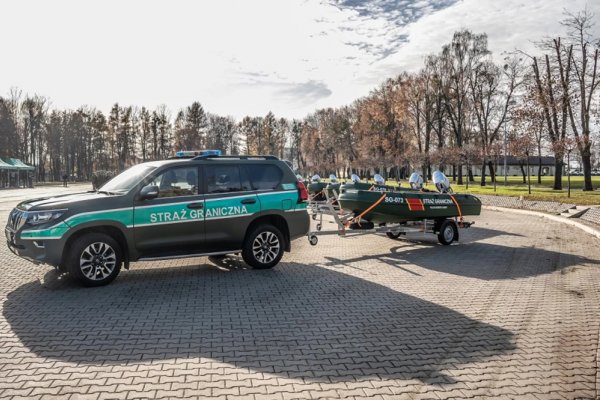 Siedem łodzi patrolowych trafiło do Nadbużańskiego Oddziału SG