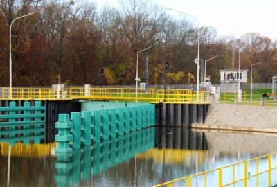 Zakończono przebudowę śluzy na stopniu wodnym Ratowice na Odrze