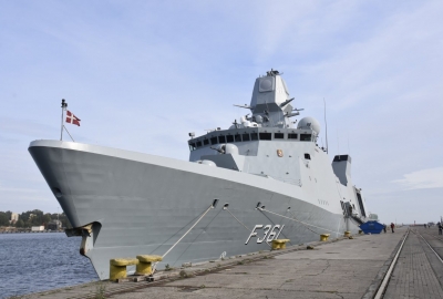 Najnowocześniejsza duńska fregata odwiedziła Gdynię