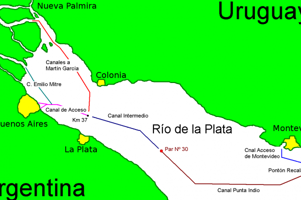 Masowiec COSCO osiadł na mieliźnie między Argentyną i Urugwajem