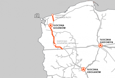 Ilustr.: Baltic Pipe / Twitter / PM Gaz-System: wszystkie trzy tłocznie Baltic Pipe w Polsce po odbiorach technicznych