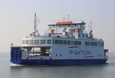 Pożar na pokładzie promu Wightlink