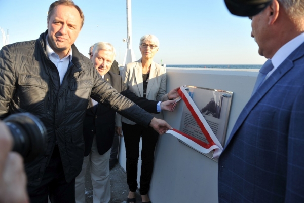 Tablica Tadeusza Siwca odsłonięta na 60-lecie JKMW 