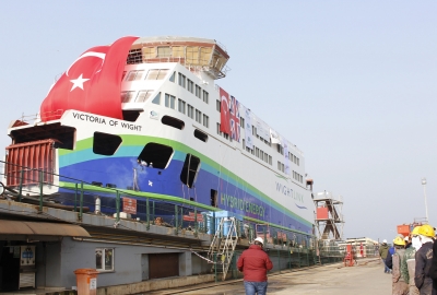 Wightlink przygotowuje się na przyjęcie nowego promu