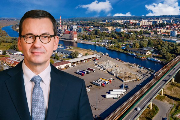 Premier Morawiecki: władze Elbląga w sprawie portu zachowują się jak pies ogrodnika