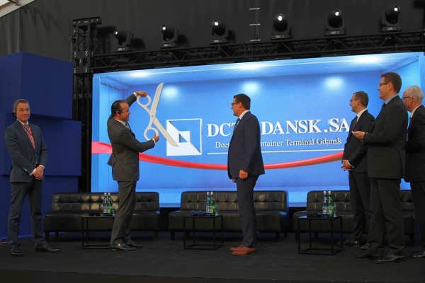 Otwarcie T2 - nowej części terminalu DCT Gdańsk