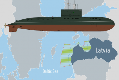 Rosyjskie okręty blisko wód terytorialnych Łotwy