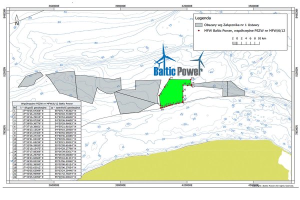 MFW Baltic Power z pierwszym pozwoleniem na budowę