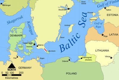 Uszkodzony kabel podmorski Bornholm - Szwecja Bornholm bez prądu przez awarię podmorskiego kabla