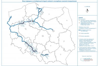Śluzy na ważniejszych drogach wodnych w Polsce Zwolnienie z opłat za korzystanie ze śródlądowych dróg wodnych