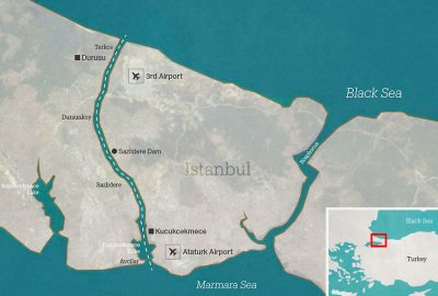 Erdogan zapowiada, że Turcja zbuduje kanał łączący Morze Marmara z Czarn...