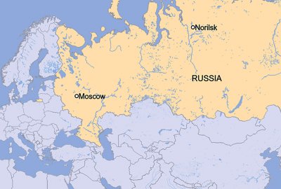 Rosja: Śledczy zatrzymali trzy osoby z kierownictwa elektrowni w Norylsk...