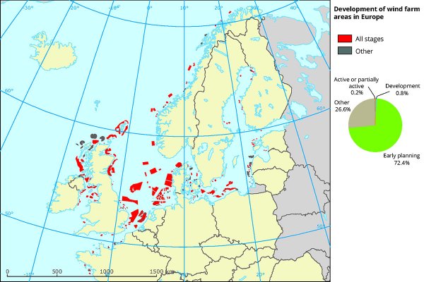 Czterokrotny wzrost morskiej energetyki wiatrowej planowany na Morzu Północnym
