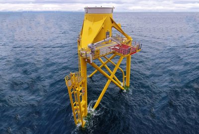 Rozpoczęto instalację fundamentów morskiej elektrowni wiatrowej Moray Ea...