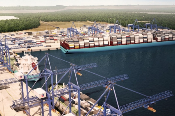 Rozpoczęła się budowa drugiego nabrzeża w DCT Gdańsk