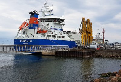 PGNiG odebrało drugą dostawę LNG w Kłajpedzie ...statkiem zbudowanym czę...