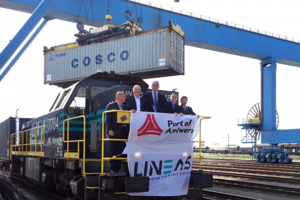 Do Antwerpii dotarł pierwszy pociąg w ramach Nowego Jedwabnego Szlaku