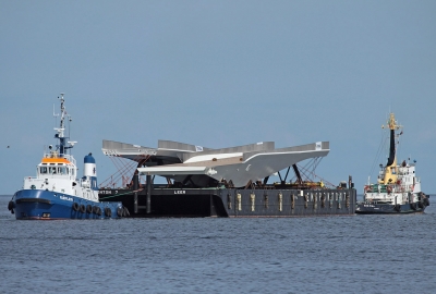 Most z gdyńskiego Vistalu zaprojektowany przez Polaka dotarł do Kopenhagi