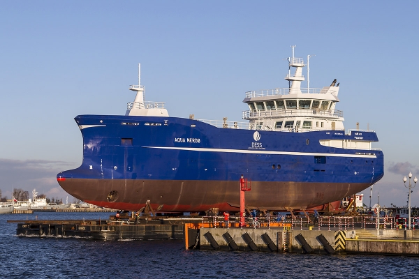 Stocznia Montex zdała częściowo wyposażony statek do przewozu ryb