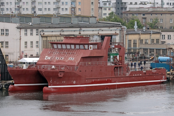 Zwodowano katamaran dla Uniwersytetu Gdańskiego