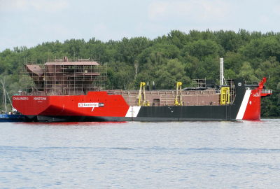 Partner Stocznia zwodowała częściowo wyposażoną pogłębiarkę dla stoczni ...