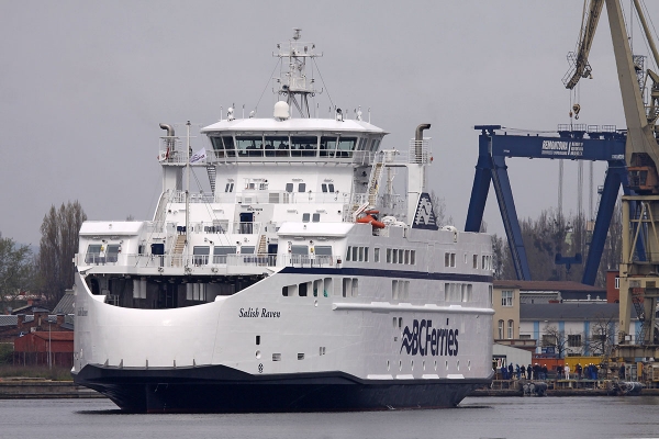 Salish Raven z Remontowej Shipbuilding na linii wcześniej niż planowano