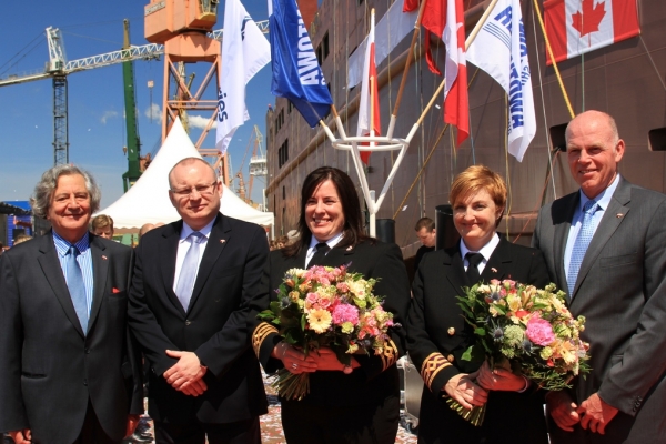 Podwójny chrzest w stoczni Remontowa Shipbuilding [VIDEO]