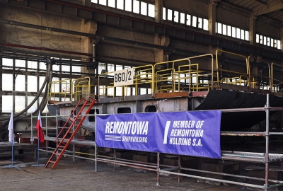 Remontowa Shipbuilding: położono stępkę drugiego z sześciu holowników dl...