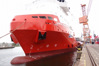 Chrzest statku PSV w stoczni Remontowa Shipbuilding SA