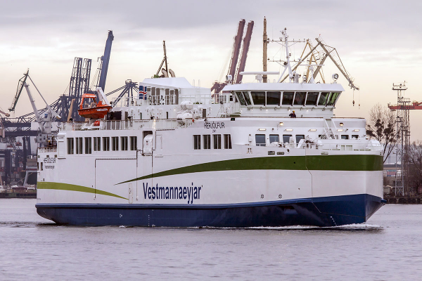 Hybrydowy Herjólfur na ostatniej prostej przed przekazaniem armatorowi z Islandii