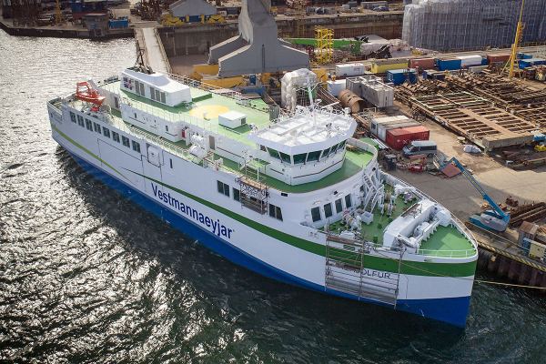 Prom elektryczny ze stoczni Crist wkrótce w drodze na Islandię