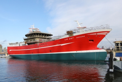 Zwodowano 13. częściowo wyposażony statek SR Nauta dla duńskiej stoczni ...