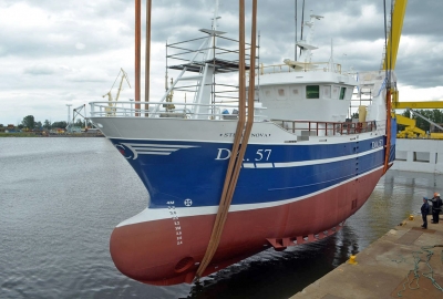 Kolejny częściowo wyposażony statek rybacki ze stoczni PTS Ltd