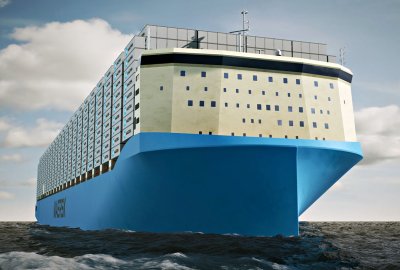 Maersk zaprezentował projekt swoich kontenerowców z napędem na metanol...