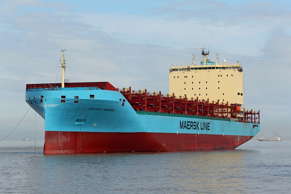Vistula Maersk - pierwszy z nowej generacji bałtyckich feederów