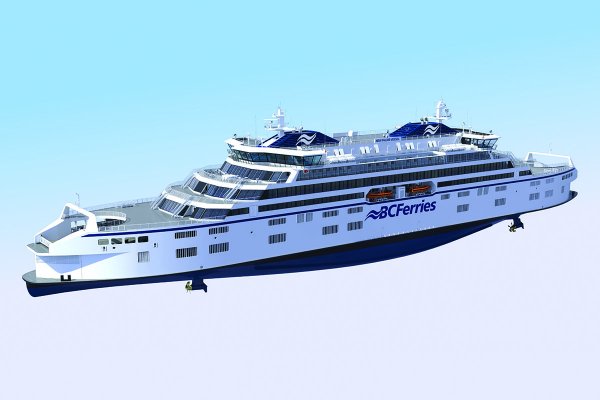 BC Ferries zamówi nowe duże promy, przedstawia ich projekt wstępny