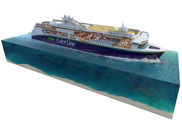 Color Hybrid przekazany armatorowi jako (już nie) największy prom hybrydowy