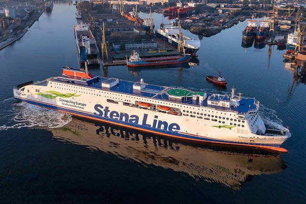 Pierwszy prom E-Flexer Stena Line na połączenie Gdynia-Karlskrona już w Polsce