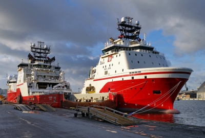 Statki BOA Offshore czekają na poprawę rynku - laid-up w Gdyni