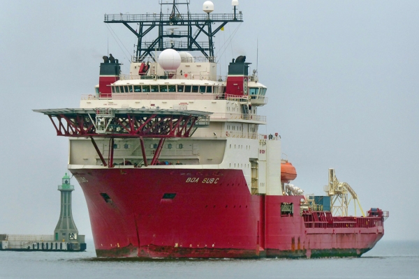 Boa Sub C - czwarty statek BOA Offshore odstawiony w Gdyni w laid-up