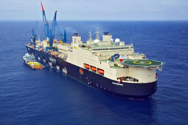 Pierwszy statek, Castorone, wyruszył na Bałtyk do pracy przy układaniu Baltic Pipe 