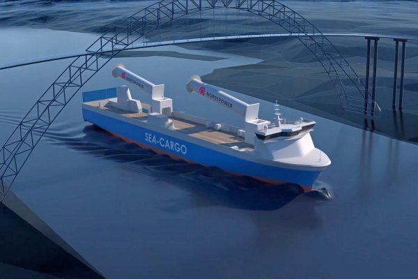 Pierwsze składane wirniki żaglowe zostaną zainstalowane na statku ro-ro armatora Sea-Ca...